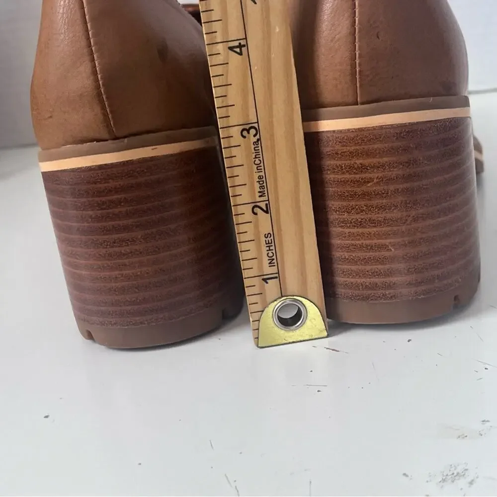 Korks Corsica Penny Loafer Women’s 10 Lugged Heel Slip On Tan New Without Box - Picture 9 of 10